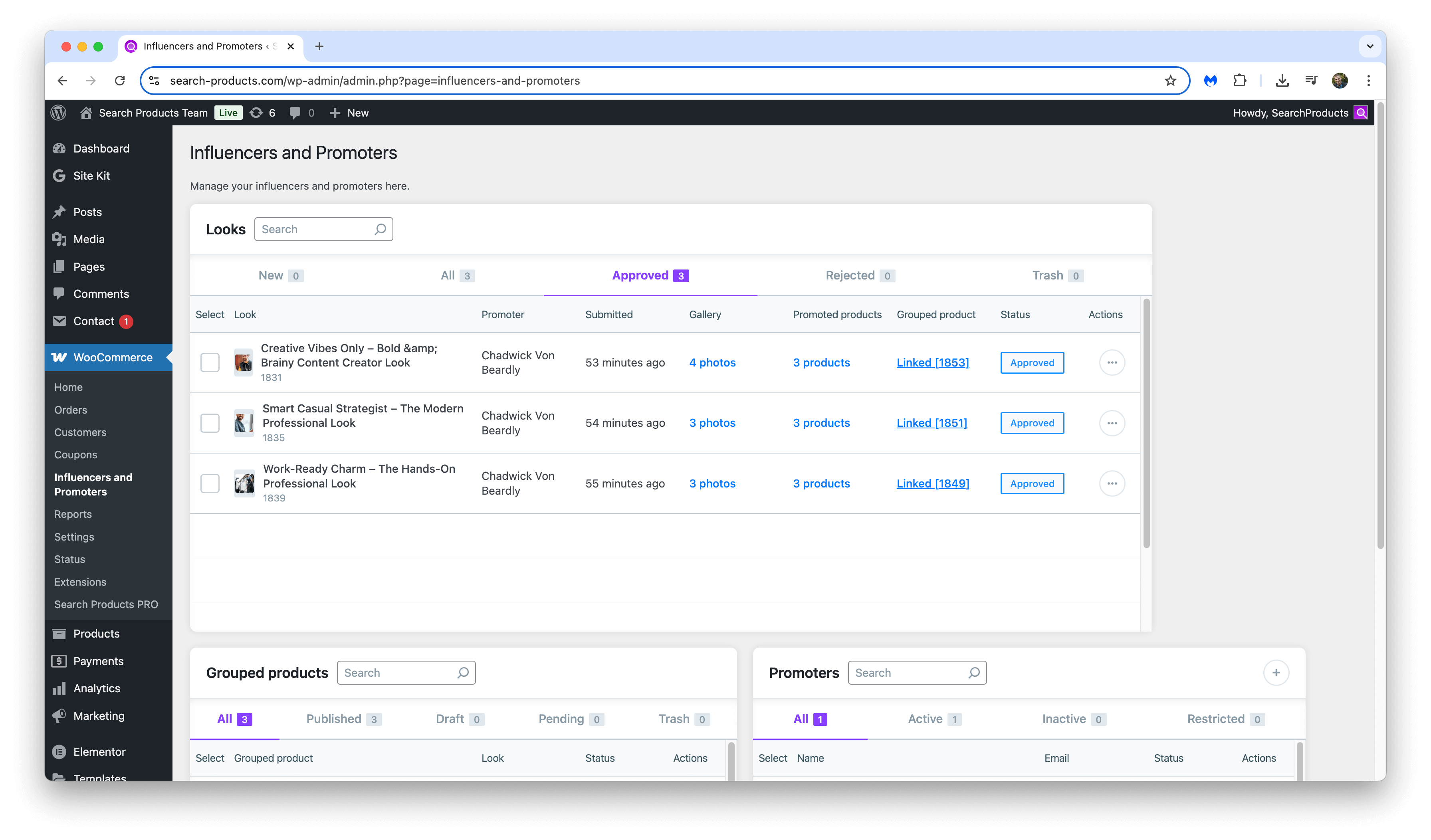 Manager Interface
